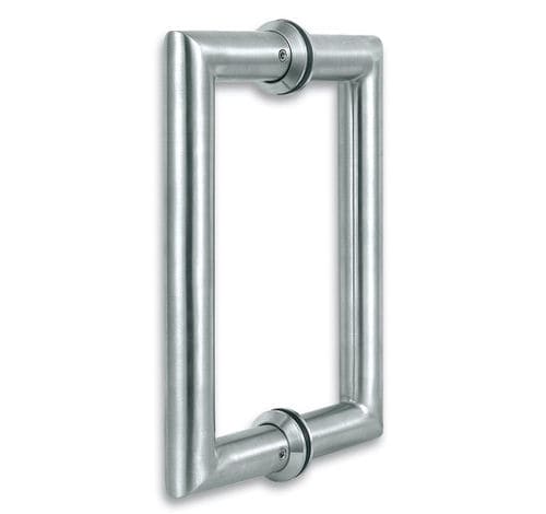 Stoßgriff für Duschkabinentür - BO 521251 series - BOHLE AG - Edelstahl / modern / mit Rosette