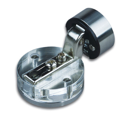 90°-Scharnier - VERIFIX® - BOHLE AG - für Glastür / gebürsteter Edelstahl / Federdruck