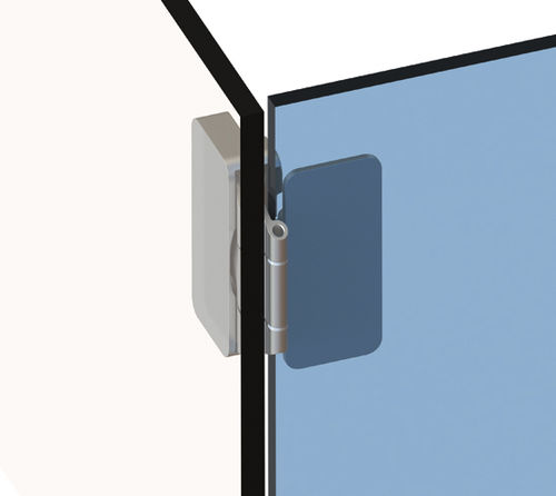 Scharnier für Glastür - BO 5205247 - BOHLE AG - gebürsteter Edelstahl / modern / 200°