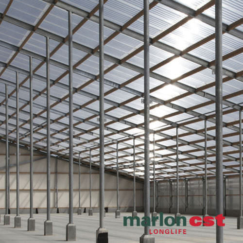 Stegplatten-Polycarbonatplatte - MARLON CST LONGLIFE - BRETT MARTIN LTD - für Dach / isolierend