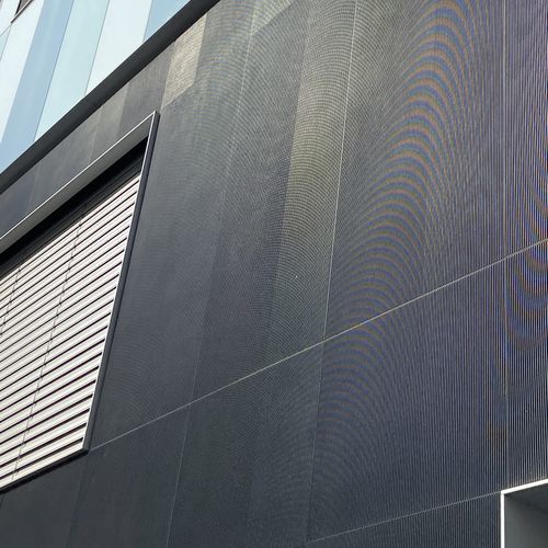 Fassadenverkleidung für Wärmedämmverbundsysteme (WDVS) - TAÏGA - CAREA - Paneel / Verbundwerkstoff / mineralisch