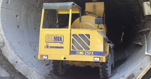 Diesel-Autobetonmischer - 25FX - CARMIX - elektrisch / für Baustelle / zum Laden
