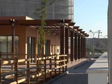 Angebaute Pergola - CARMO - Holz