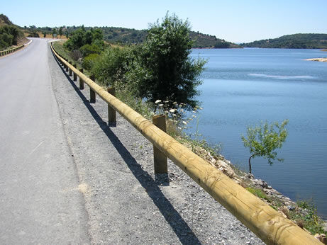 Holzleitplanke - CARMO - Straßen