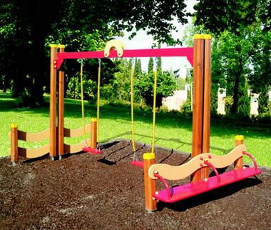 Kunststoff-Schaukel - ECO PARK - CARMO - doppelt