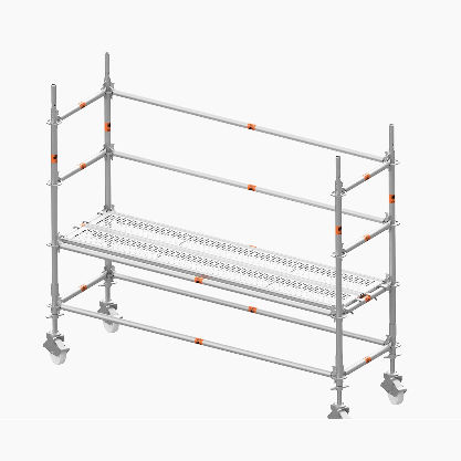 Aluminiumgerüst - U® CASTOR - Catari - hoch / auf Rollen