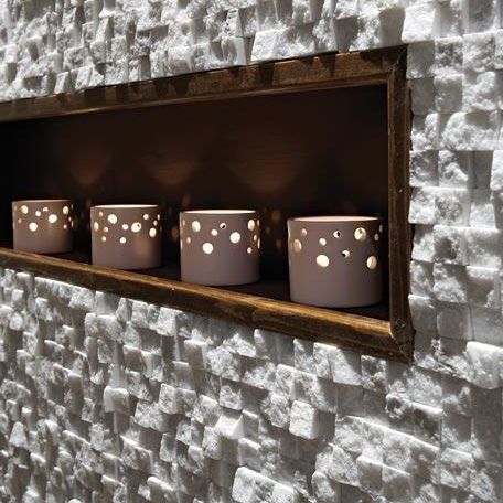 Natursteinfliesen - CERAMAT LEVANTE S.L (PIERRES DU MONDE)  - 3D / für den Innenraum / für Badezimmer