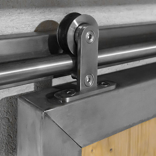 Metallschiebesystem - Enfield I - AC030101  - DESIGN-MAT - Tür / für Holztür