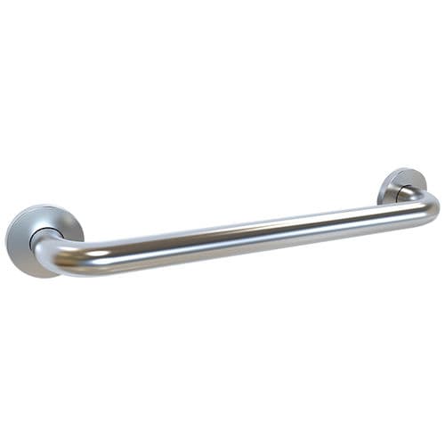 Edelstahl-Stützgriff - DM8823 - DESIGN-MAT - gerade / wandmontiert / für Gewerbegebrauch