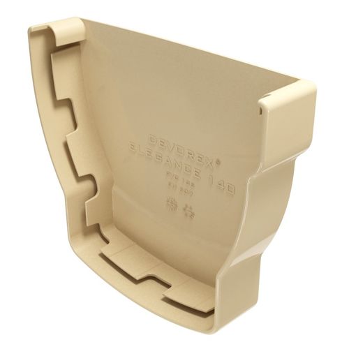 Dachrinnen-Enddstück / PVC - ELEGANCE 140 - DEVOREX PLC