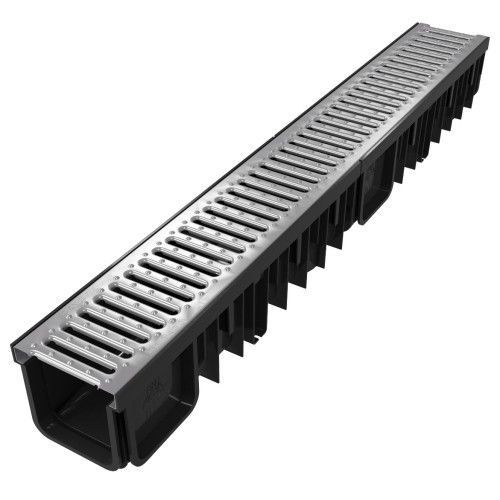 Gitter-Abflussrinne - XDRAIN / DRENGAM - DEVOREX PLC - Edelstahl / Edelstahlgitter / Verkehr