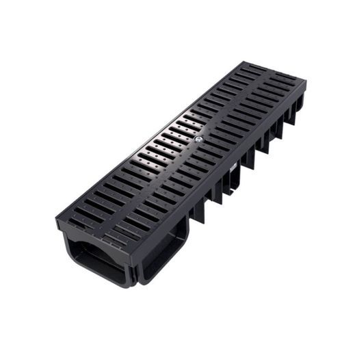 Betonabflussrinne - 130/50 - DEVOREX PLC - Polymer / Verbundwerkstoff / für öffentliche Bereiche