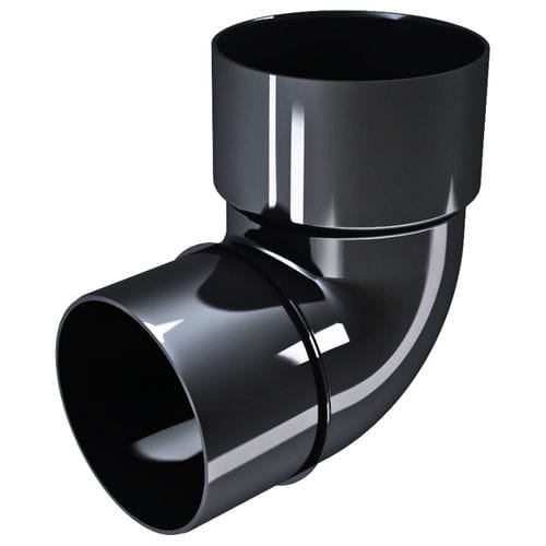 Anschluss für Dachrinnen - BEND 87.5&deg; &Oslash;80 - DEVOREX PLC - PVC / Winkel