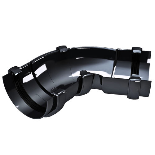 Anschluss für Dachrinnen - UNIVERSAL ANGLE 60&deg;-160&deg; - DEVOREX PLC - PVC / rechtwinkelig / Winkel