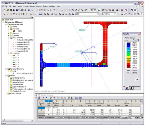 Modellierungssoftware - SHAPE-THIN 7.XX - DLUBAL GMBH ING- SOFTWARE - für Stahlkonstruktion / 2D