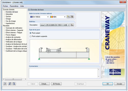 Projektplanungssoftware - CRANEWAY 8.XX - DLUBAL GMBH ING- SOFTWARE - Modellierung / für Stahlkonstruktion / 2D