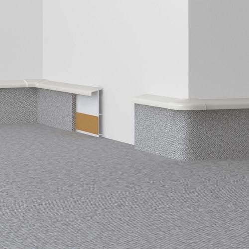 Weiße Zierleiste - TL 51 - DÖLLKEN Profiles GmbH - braun / PVC / Verbundwerkstoff