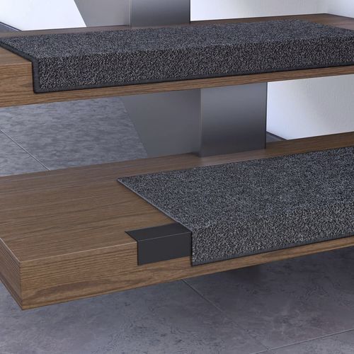 Stufenbelag / Gewebe mit PVC-Beschichtung - ANGLE - DÖLLKEN Profiles GmbH - rutschfest / modern