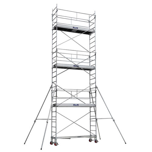 Holzgerüst - ROLLSTAR 254 - DUARIB - galvanisiertem Stahl / Aluminium / auf Rollen