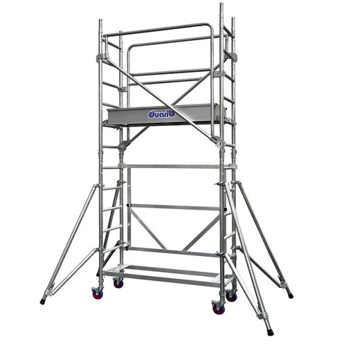 Holzgerüst - DOCKER MINI - DUARIB - Aluminium / auf Rollen