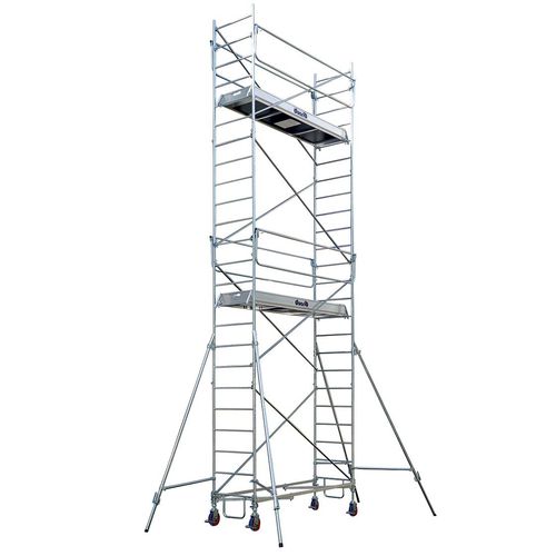 Holzgerüst - ROLLSTAR 205 - DUARIB - galvanisiertem Stahl / Aluminium / auf Rollen