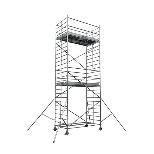 Aluminiumgerüst - 254 SERIES - DUARIB - hoch / auf Rollen