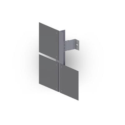 Kassetten-Fassadenverkleidung - ELVAL COLOUR - Verbundwerkstoff / texturiert / Metalloptik