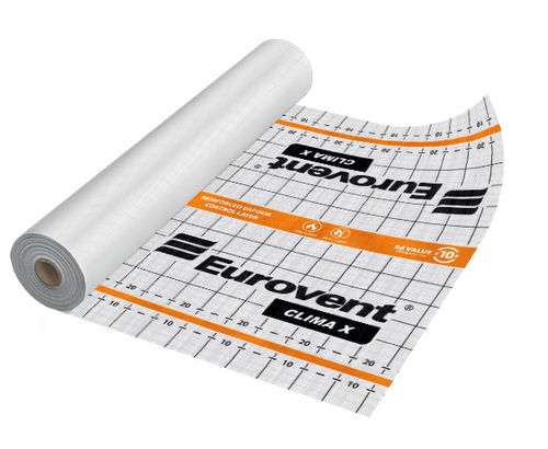 Polypropylen-Dampfsperre - EUROVENT® CLIMA X - EUROVENT - EUROSYSTEM POLSKA - selbstklebend