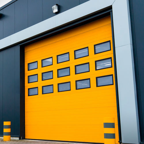 Sektionales Industrietor - FLEXIDOOR SA - Stahlblech / automatisch / windfest