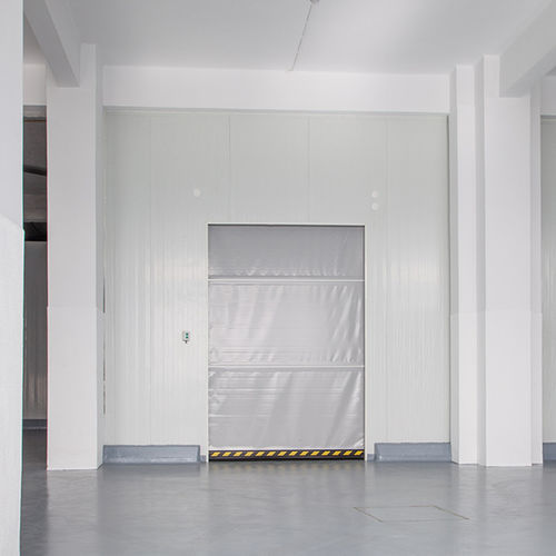 Industrie-Rolltor - FLEXIDOOR SA - lackiertes Aluminium / PVC / automatisch