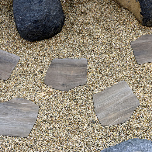 Trittstein - STONE GRES - PASSO GIAPPONESE HOLZ MARRONE - GRANULATI ZANDOBBIO SPA
