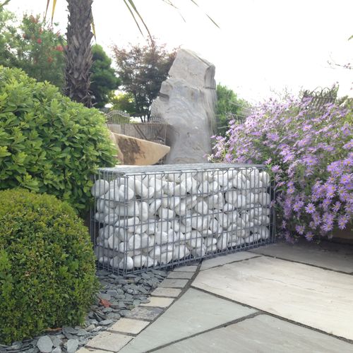 Modularer Gabione - NATURAL STONE BOX - GABBIONI INSCATOLATI - GRANULATI ZANDOBBIO SPA - Schutz / für Außenausbau / zur Verstärkung