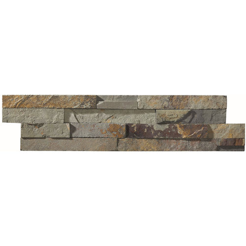Innenwandverkleidung - NATURAL PANEL - ARDESIA MULTICOLOR SOTTILE - GRANULATI ZANDOBBIO SPA - für Außenbereich / Naturstein / in Naturoptik