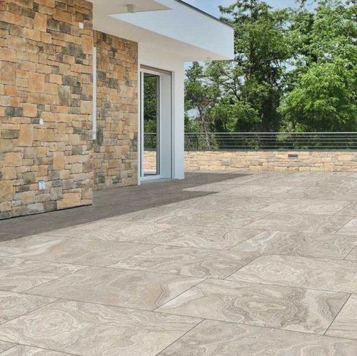 Sintergestein-Steinplatte - PORCEA ERAMOSA - GRANULATI ZANDOBBIO SPA - für Fußboden / für Wand / Pflaster