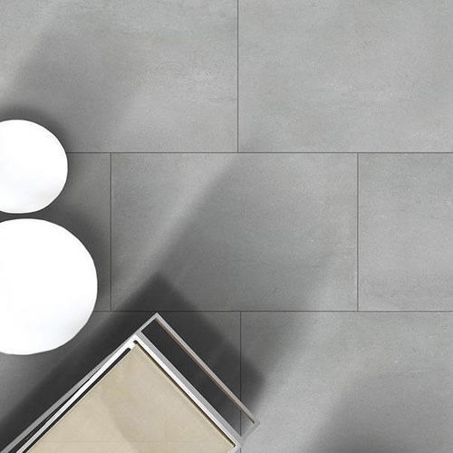 Sintergestein-Steinplatte - PORCEA INDUS GREY - GRANULATI ZANDOBBIO SPA - für Boden / für Fassadenverkleidung / für den Außenbereich