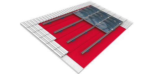 Asphaltabdichtung für Dach - ELOTENE DSR SOLAR - ISOLTEMA - mit Dampfsperre / selbstklebend