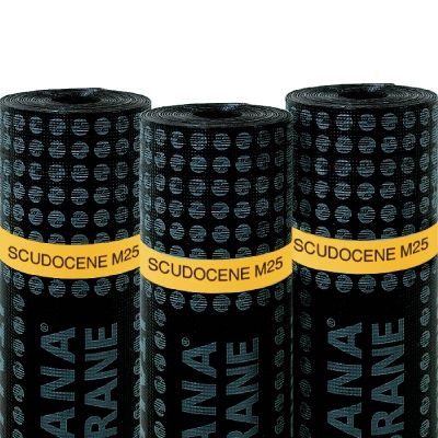 Abdichtungsbahn für Fundament - SCUDOCENE M25 - ITALIANA MEMBRANE SPA  - für Dach / Rollen / Schiefer