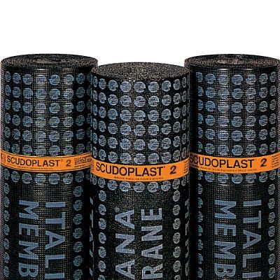 Sicherheits-Abdichtungsbahn - SCUDOPLAST 2 - ITALIANA MEMBRANE SPA  - isolierend / für Boden / Rollen