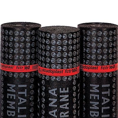Abdichtungsbahn für Brückenbau - SCUDOPLAST FCTR 160 - ITALIANA MEMBRANE SPA  - Rollen / Schiefer / Bitumen