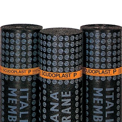 Abdichtungsbahn für Brückenbau - SCUDOPLAST P - ITALIANA MEMBRANE SPA  - Rollen / Schiefer / Bitumen