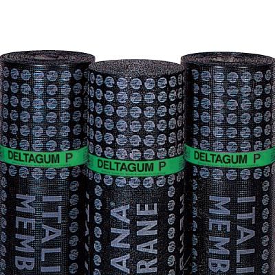 Abdichtungsbahn für Brückenbau - DELTAGUM P - ITALIANA MEMBRANE SPA  - Rollen / Bitumen / Polypropylen