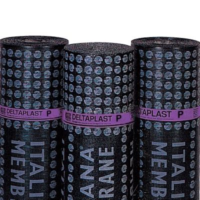 Abdichtungsbahn für Brückenbau - DELTAPLAST P - ITALIANA MEMBRANE SPA  - Rollen / Bitumen / Schiefer