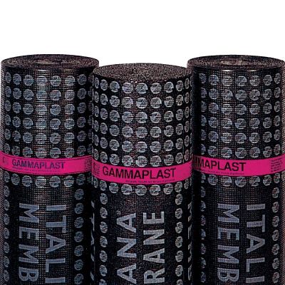 Abdichtungsbahn für Dach - GAMMAPLAST P - ITALIANA MEMBRANE SPA  - Rollen / Bitumen / Schiefer
