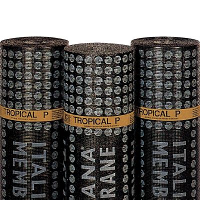 Abdichtungsbahn für Dach - TROPICAL P - ITALIANA MEMBRANE SPA  - Rollen / Bitumen / Schiefer