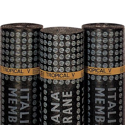 Abdichtungsbahn für Dach - TROPICAL V - ITALIANA MEMBRANE SPA  - Rollen / Bitumen / Schiefer