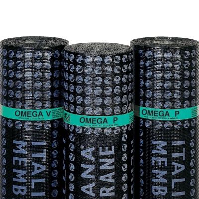 Abdichtungsbahn für Dach - OMEGA P - ITALIANA MEMBRANE SPA  - Rollen / Bitumen / Schiefer