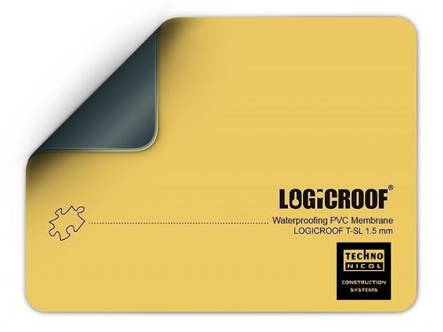 Abdichtungsbahn für Kellergeschoss - LOGICROOF T-SL - ITALIANA MEMBRANE SPA  - Rollen / PVC-P