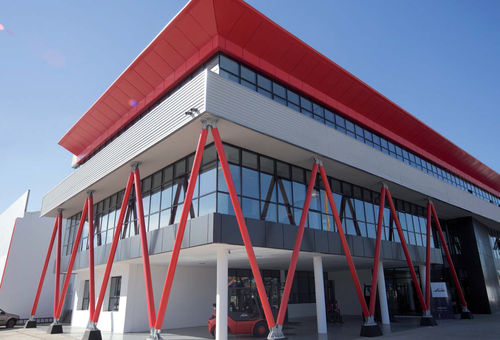 Vorhangfassade / freitragende Struktur - GROUPE PREMIUM - Jet contractors - Isolierglasplatten