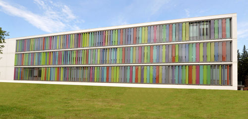 Glas-Sonnenschutzlamelle - SAHEL - SAB INTERNATIONAL - für Fassaden / vertikal