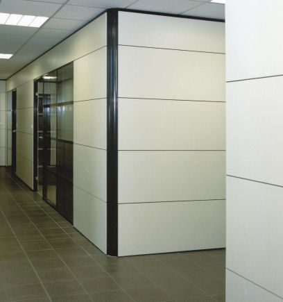 Abnehmbare Trennwand - PANORAMA - SAB INTERNATIONAL - Laminat / für professionellen Einsatz